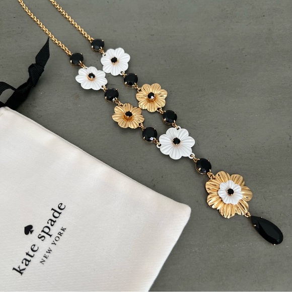 Kate Spade Posy Grove Floral Y Necklace - Picture 4 of 11